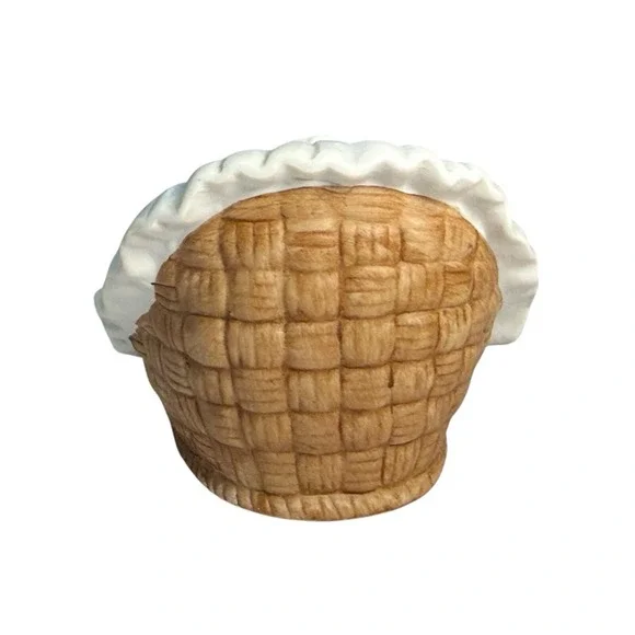 Enesco Designed Giftware Baby Figurine 1983 Pink Blanket Nursery Décor Vintage - Picture 4 of 8